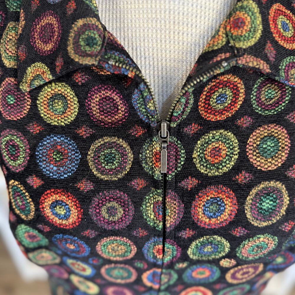 Colorful Patterned Women's Vest - Picture 5 of 9